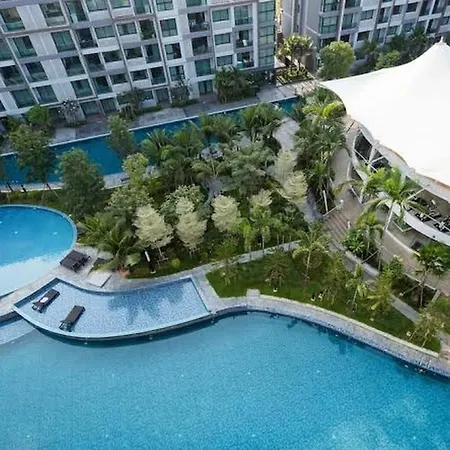 Apartment B6#dusit Grand Park 1 全景水系泳池公寓