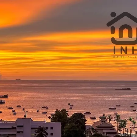 Spectacular 2-bedroom Sea-view Haven With Netflix & Comfort On High Floor #2261 Apartment Pattaya