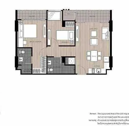 Apartment The Base - Spacious 70sqm, 2 Bedroom, 2 Bathroom, Penthouse - Centre - 592 *
