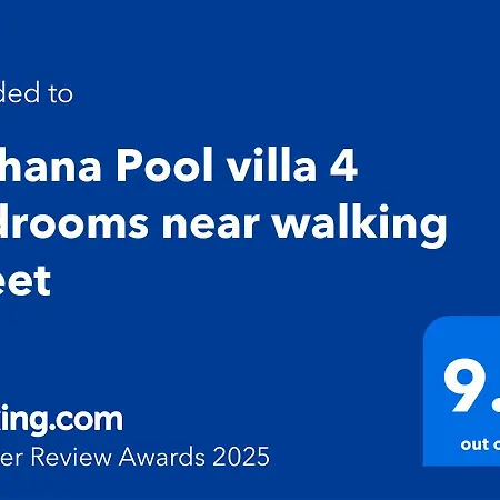 Mohana Pool 4 Bedrooms Near Walking Street