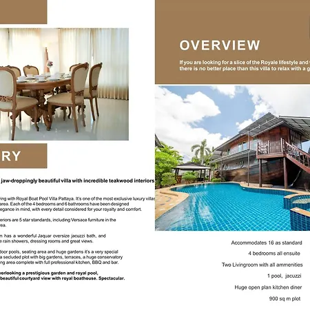 Villa Villa Nautica Pattaya - 4 Bedroom Luxury Pool Villa With Unique Yacht-House *