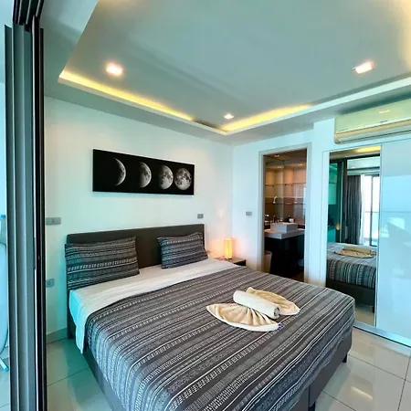 Sea View 1bedroom Wong Amat Tower 3312 Apartment *