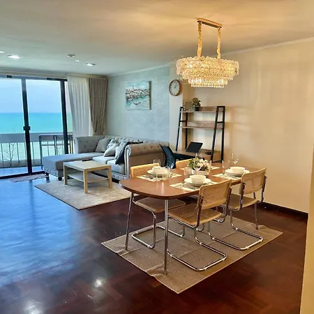 Beachfront 3br With Ocean-view Balcony * Pattaya