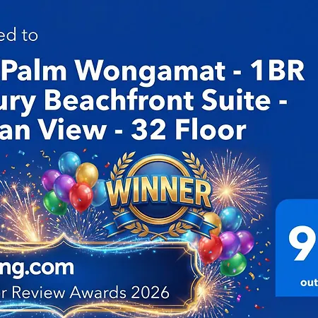 The Palm Wongamat - 1br Luxury Beachfront - Ocean View - 32 Floor Pattaya