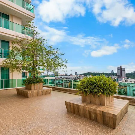 Rare Panoramic Sea, & Mountain Views - Xxl Balcony - 1gbps Blazing Fast Free Wifi - Pool - Gym - Pool Table - Steam - Sauna - Bar อพาร์ทเม้น *