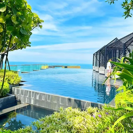 อพาร์ทเม้น 芭提雅 市中心 海景公寓预定 健身房 无边泳池 临近海滩 日光浴 22f Pattaya