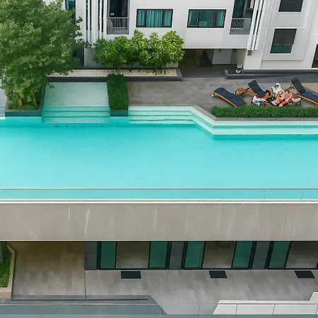 อพาร์ทเม้น 芭提雅海边the Edge Base 高端海景泳池公寓 直达海滩 海景房 健身房 步行街旁