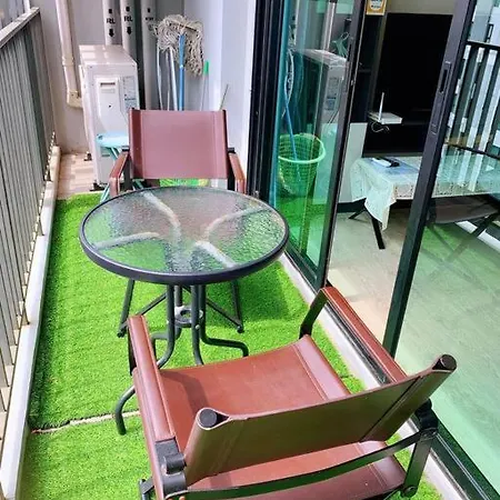 芭提雅市中心海景双卧室 步行街酒吧商场海滩步行几分钟可到 * Pattaya