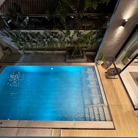 Brand New Modern Pool Near Walking Street วิลล่า