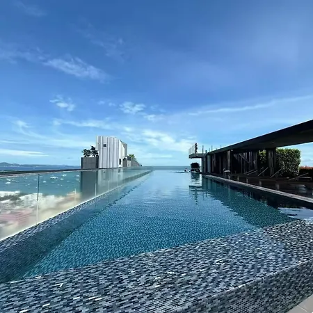 Apartment 1the Base芭提雅市中心单卧室 网红无边泳池 明星都来打卡 Pattaya