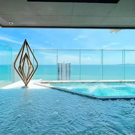 The Panora Pratamnak Luxury Sea View 1 Bdr Flat * Pattaya