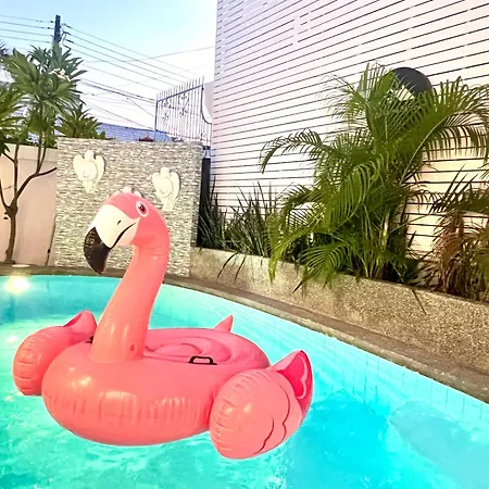 House- 171, Private Pool 4 Bed5bath Near Walking St, Bbq วิลล่า *