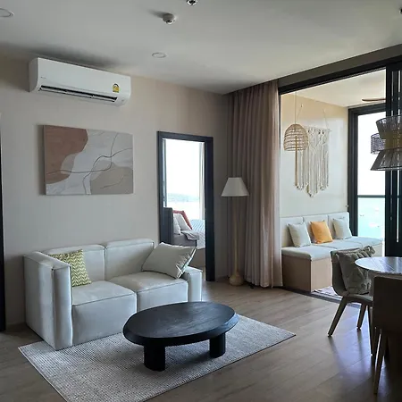 Aparthotel 503 Edge芭提雅25层正海景大二房二厅二卫, 沙滩+步行街+购物中心 *