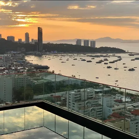503 Edge芭提雅25层正海景大二房二厅二卫, 沙滩+步行街+购物中心 Pattaya