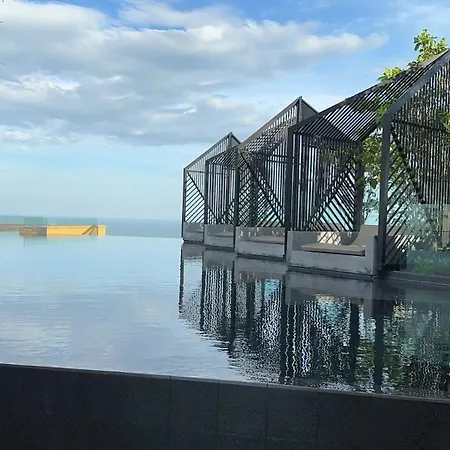 503 Edge芭提雅25层正海景大二房二厅二卫, 沙滩+步行街+购物中心 Aparthotel *