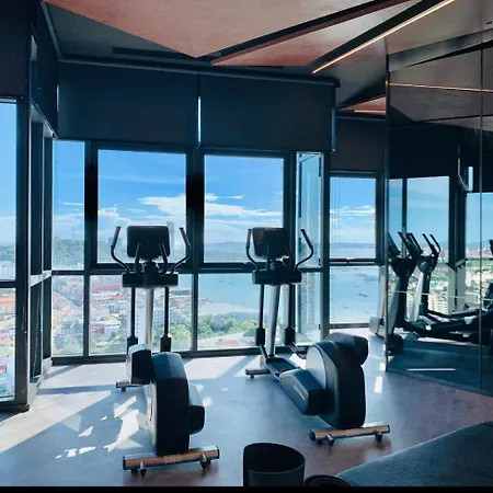 503 Edge芭提雅25层正海景大二房二厅二卫, 沙滩+步行街+购物中心 Aparthotel