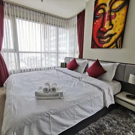 Aparthotel Base海景网红顶层无边泳池 双卧室套房 Pattaya