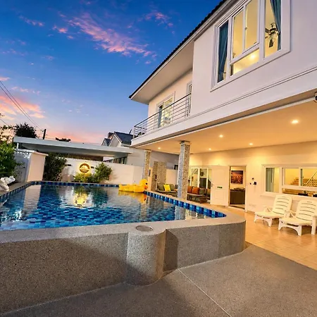 Relax Pool Near Walking Street,jacuzzi ,bbq 5bed 6bath House54 Villa