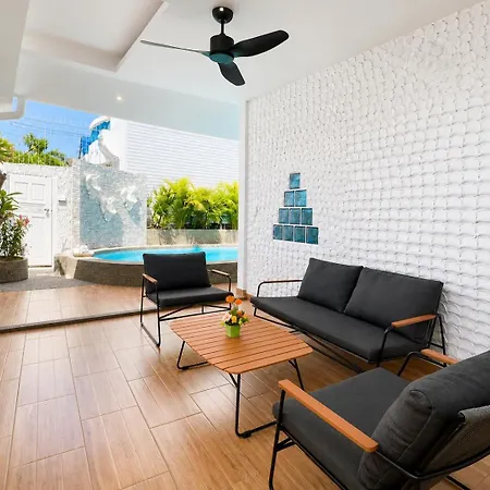 House- 171, Private Pool 4 Bed5bath Near Walking St, Bbq วิลล่า *