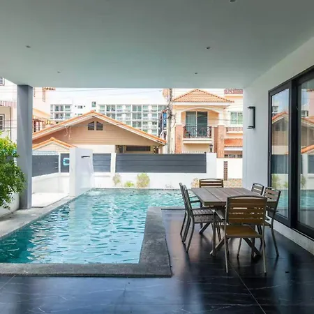 Newly Dec Pool Table Ktv Bbq Terrace Outdoor 5br Swimming Pool Villa Pattaya