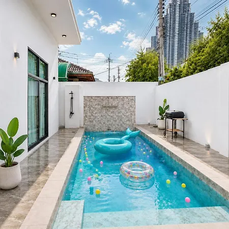 Luxury 3br Private Pool Near Walking Street * Pattaya