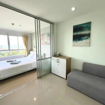 Hotel Nl-市区高层海景公寓-门口有双条车-室内设施齐全-近 Terminal 21-免费游池和健身-lumpini
