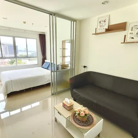 Hotel Nl-市区高层海景公寓-门口有双条车-室内设施齐全-近 Terminal 21-免费游池和健身-lumpini