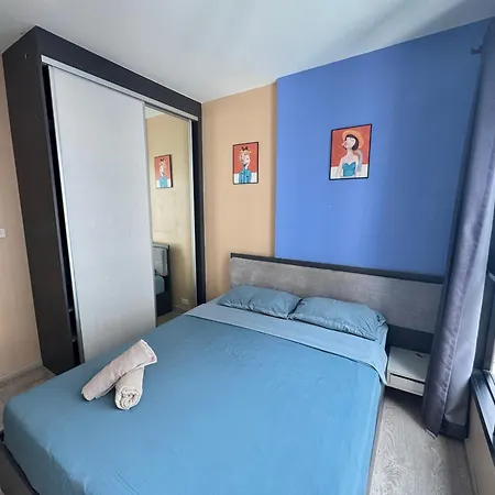 芭提雅市中心 The Base单卧室 海滩300米 Aparthotel Pattaya