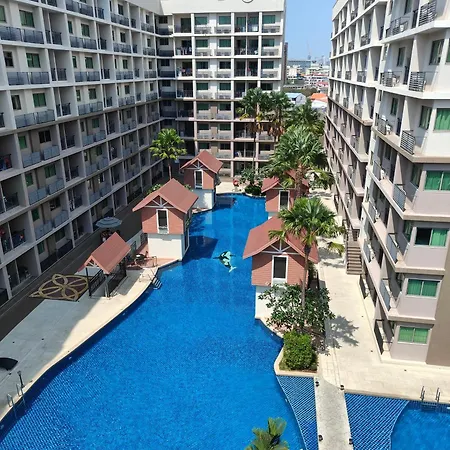 Apartment 芭堤雅市中心 阿卡迪亚2期 近步行街和海滩的水系公寓 泳池景观 可带榴莲和山竹 阳台可吸烟