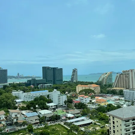 Nl-市区高层海景公寓-门口有双条车-室内设施齐全-近 Terminal 21-免费游池和健身-lumpini