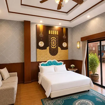 Golden Thai Courtyard