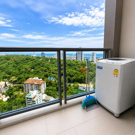 Beautiful Sea View 2br Near Walking Street Apartment *