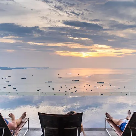 Muxa 市中心海景公寓 无边泳池近海滩 * Pattaya