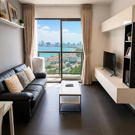 Apartment Sea View 2 Bedroom Next To Pier & Walking Street