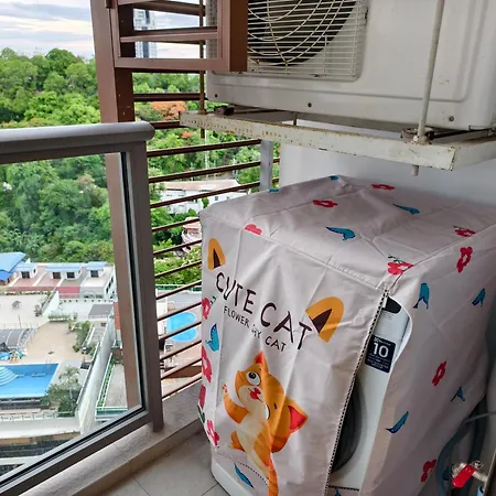 1br 23 High Floor Pool View Close To Walking Street Apartment *
