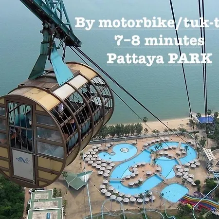 Apartment Luxury Balcony View With Open Sky And Greenery Pattaya