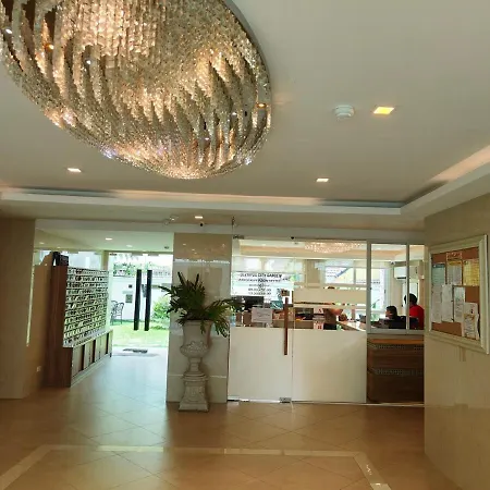 Apartment 芭堤雅市中心 奥林巴斯城市花园 近步行街和海滩的水系公寓 泳池景观 可带榴莲和山竹 阳台可吸烟