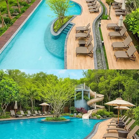 Luxury Balcony View With Open Sky And Greenery Pattaya