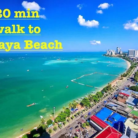 Apartment Luxury Balcony View With Open Sky And Greenery Pattaya
