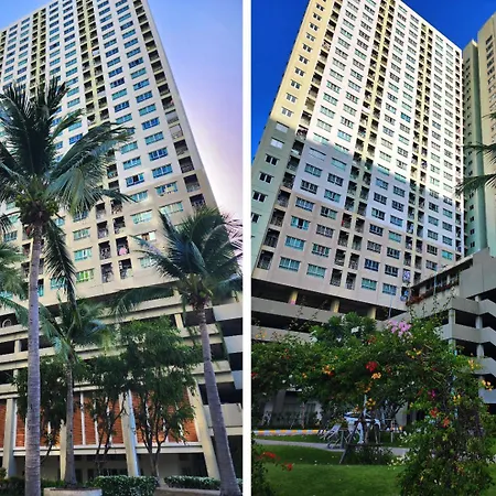 市中心豪华海景落日公寓 高端泰式柚木家具 近terminal 21 Wongamat海滩 * Pattaya
