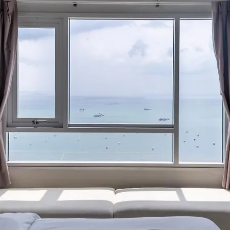 Apartment Muxa 市中心海景公寓 无边泳池近海滩