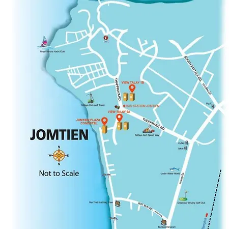 View Talay 1 Jomtien 4* Pattaya