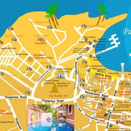 Corner - House Walking Street 4 Bedrooms Pattaya