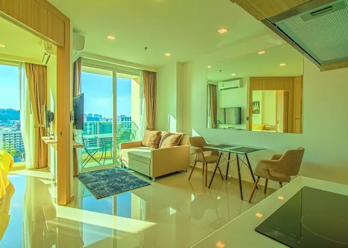 Suite Apartment In City Garden Tower Pool, Sauna & Gym 1 Km From Walking Street