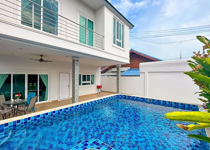 Relax Pool Villa Near Walking Street,Jacuzzi ,Bbq 5Bed 6Bath City House54