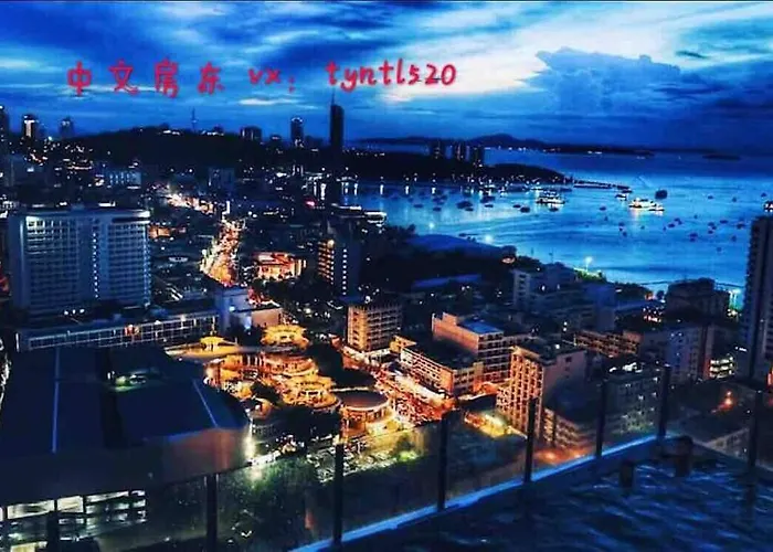 海景2居室芭堤雅市区the Base网红无边泳池紧邻中央商场