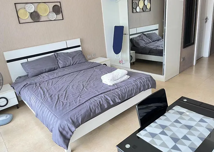 芭提雅中心地带 Centara Avenue 一房公寓 5楼 紧邻海滩，酒吧街，高速互联网