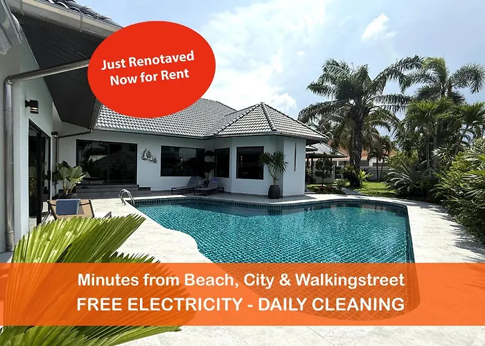 Villa Waree Minutes From Beach And City