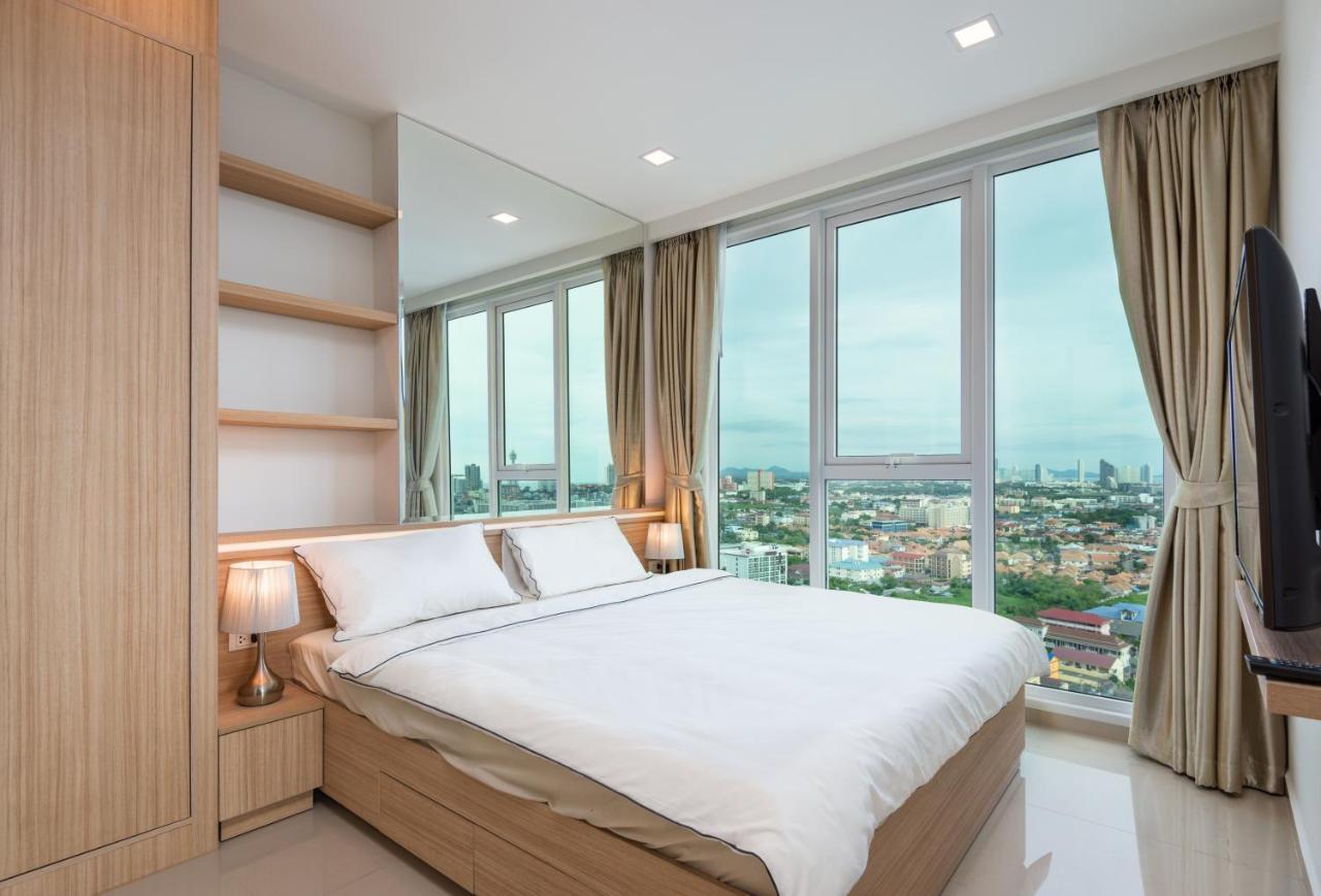 Rare Panoramic Sea, & Mountain Views - Xxl Balcony - Free Fast Wifi - Pool - Garden Tower 2317 * Pattaya