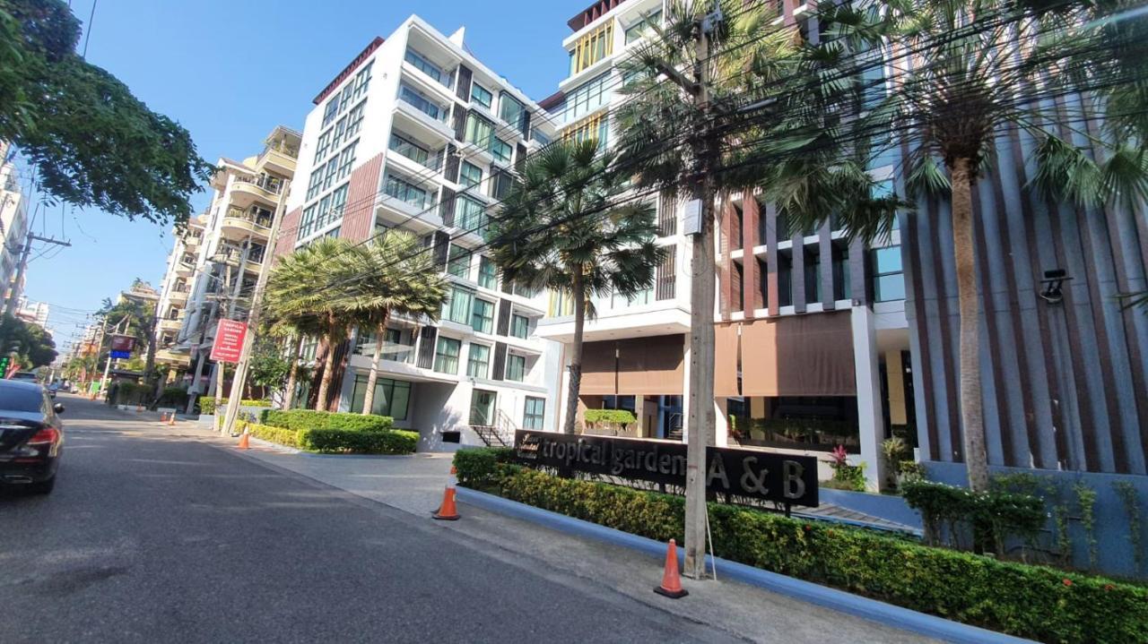 5 Min Walk To Beach Tropical Garden Apartment Pattaya